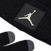Zestaw młodzieżowy czapka zimowa + rękawiczki Air Jordan Metal Jumpman Patch Set - 9A0604-K5X