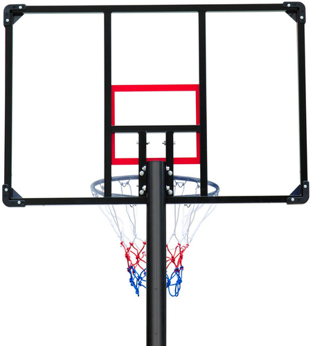 Zestaw kosz regulowany do koszykówki stojak Enero Luxe + Piłka Nike Baller