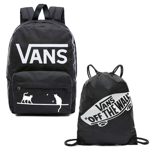 VANS - New Skool Backp Rucksack Custom Cats VN0002TLY28 + Bag