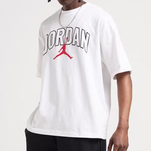 Koszulka męska Air Jordan Brooklyn Arch Logo T-shirt Biała - IB7347-100