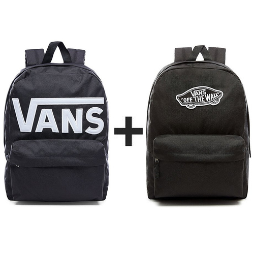 Plecak VANS Old Skool II - VN000ONIY28-813 + Plecak VANS Realm Backpack - VN0A3UI6BLK 