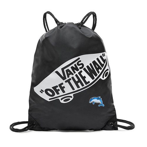 Vans Benched Bag onyx black schwarz Gymsack Rave Turnbeutel gymsac VN000SUF158 Custom Dolphin 