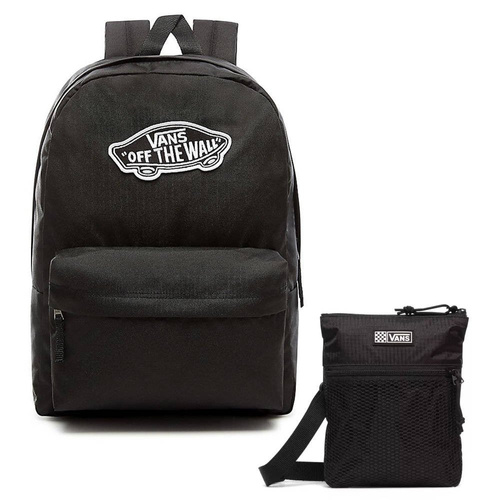 VANS Realm Backpack - VN0A3UI6BLK + Easy Going Crossbody