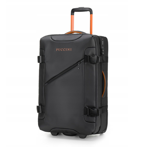 Travel Suitcase Puccini Colorado Black - EM50249B-1