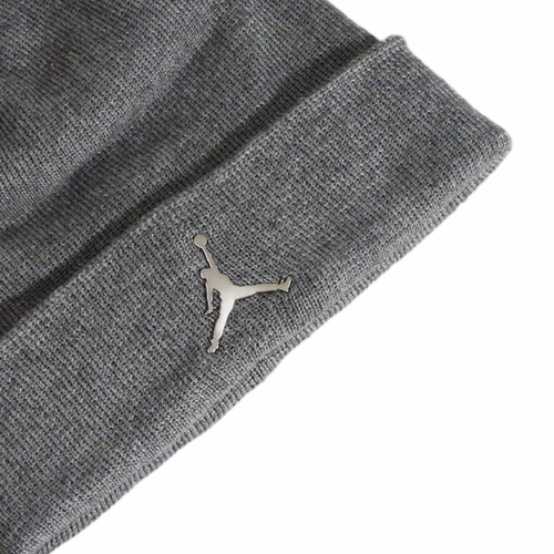 Czapka zimowa Air Jordan Cuffed Beanie Carbon Heather Szara - 9A0063-GEH