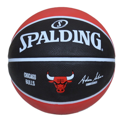 Obręcz do kosza Kimet Euro Standard 45 cm + Piłka do koszykówki Spalding Teamball Chicago Bulls 