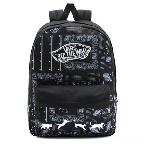 Plecak młodzieżowy Vans Realm Backpack Mix of Patterns Custom Cats Koty