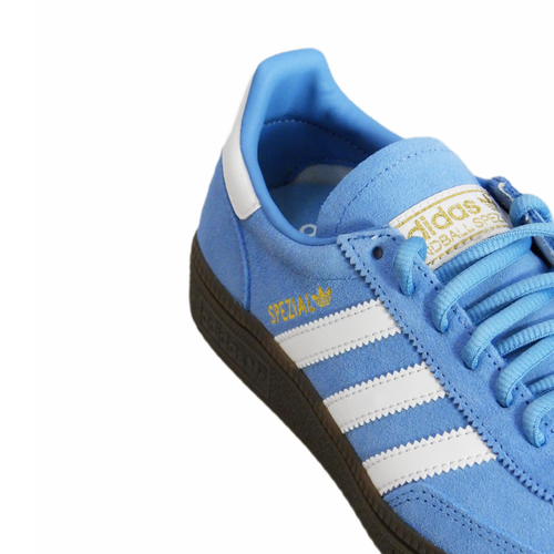Buty sportowe damskie młodzieżowe Adidas Handball Spezial Kids Light Blue / Cloud White - JI2902