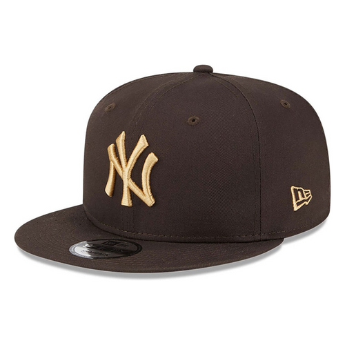 New Era 9FIFTY MLB NY New York Yankees League Essential Brown Snapback Cap - 60424694