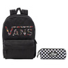 VANS Realm Flying Rucksack Blumen VN0A3UI8YGL 004 + Pencil Pouch + Benched Bag