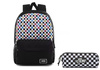 Plecak szkolny Vans Glitter Check Realm - VN0A48HGUX9 + Piórnik