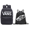 VANS - New Skool Backp Rucksack - VN0002TLY28 000 + VANS Benched Bag - VN000SUF158