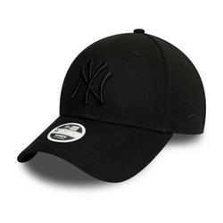 Czapka z daszkiem damska New Era 9FORTY MLB NY New York Yankees Essential Womens All Black - 12122742