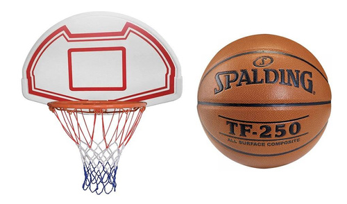 Basketball Backboard MASTER 90 x 60 cm + TF-250 Basketball