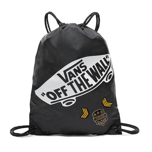 Vans Benched Bag onyx black schwarz Gymsack Rave Turnbeutel gymsac VN000SUF158 Custom Army - VN000SUF158