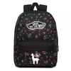 Vans Realm Beauty Floral Black Backpack Custom Lama - VN0A3UI6ZX3