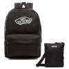 VANS Realm Backpack - VN0A3UI6BLK + Easy Going Crossbody