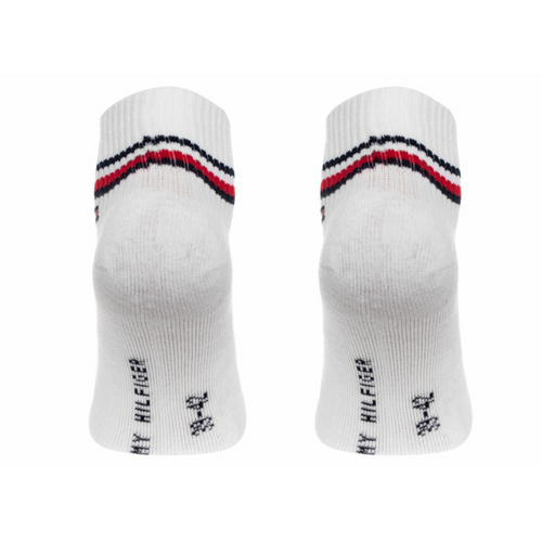 Tommy Hilfiger Men Iconic Quarter Socks 2-pack White - 100001094-300