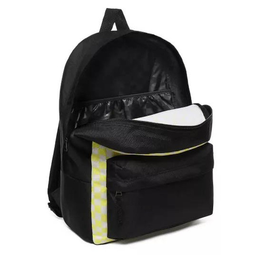 Vans Realm Lemon Tonic Checkerboard Backpack + Benched Bag