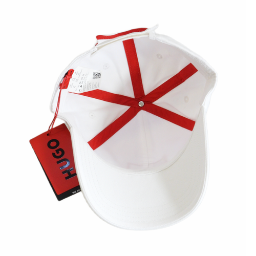 Czapka z daszkiem bejsbolówka Hugo Boss Baseball Men-X 581-RL Biała - 50492745-100