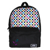 Plecak szkolny Vans Glitter Check Realm - VN0A48HGUX9 - Custom Magic Rose