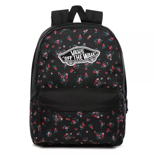 Vans Realm Beauty Floral Black Rucksack - VN0A3UI6ZX3 + Pencil Pouch