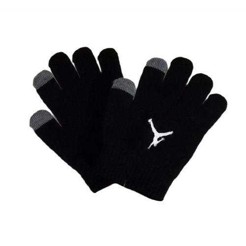 Zestaw dziecięcy czapka zimowa + rękawiczki Air Jordan Essential Beanie Set Czarny - 9A0836-023