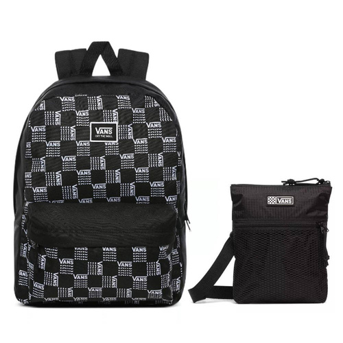 Vans Realm Word Check Batoh - VN0A3UI7ZM0 + Vans Easy Going Crossbody 