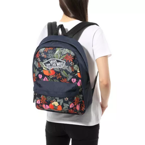 Vans Realm Multi Tropic Dress Blues Backpack - VN0A3UI6W14