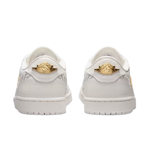 Buty damskie sportowe Air Jordan 1 Low Method of Make Wmns “White/Metallic Gold” - FN5032-100