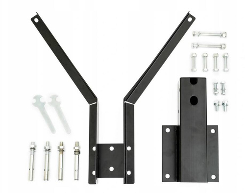 Zestaw naścienny kosz do koszykówki odporna tablica Spartan + Piłka