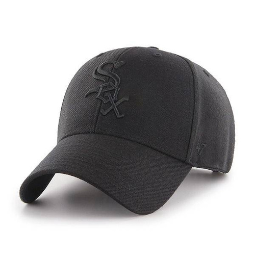 47 Brand MLB Chicago White Socks Cap Black - B-MVPSP06WBP-BKB