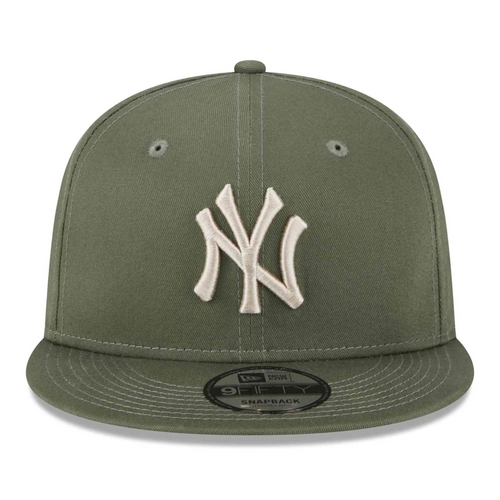 New Era 9FIFTY MLB NY New York Yankees League Essential Olive/Stone Snapback Cap- 60424695