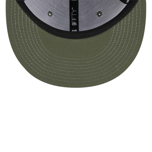 New Era 9FIFTY MLB NY New York Yankees League Essential Olive/Stone Snapback Cap- 60424695