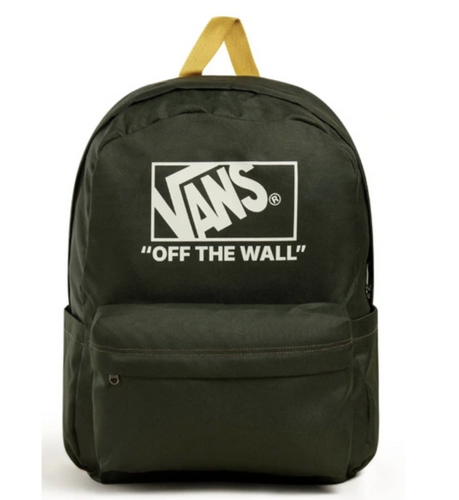 Plecak szkolny miejski Vans Old Skool Backpack 22L Zielony Dried Kelp - VN000H4WEMU1