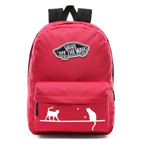 Vans Realm Rucksack - VN0A3UI6SQ2 - Custom Cats