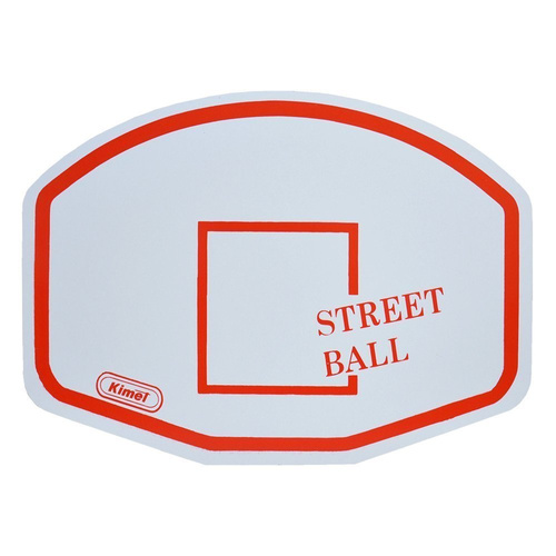 Zestaw kosz do koszykówki Kimet Street Ball Tablica Obręcz z siatką 45 cm + Piłka Spalding Teamball Chicago Bulls 