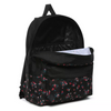 Vans Realm Beauty Floral Black Rucksack Custom Rainbow - VN0A3UI6ZX3