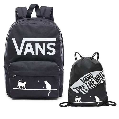 VANS - New Skool Backp Rucksack - VN0002TLY28 000 - Custom Cats