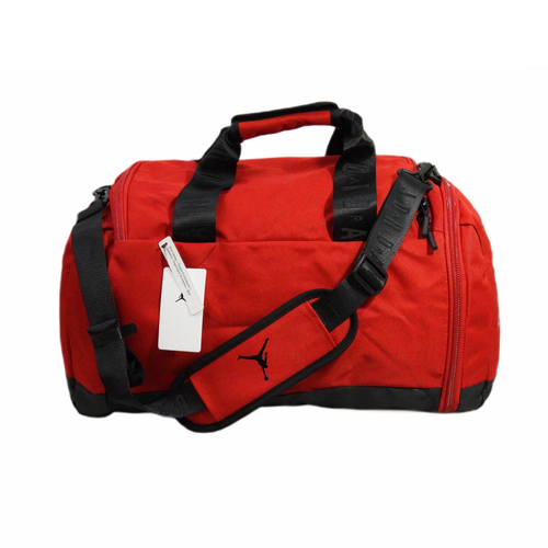 Sports bag unisex for school and trainings red 36L Air Jordan Jam Velocity Duffle - SM0920-R78