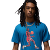 Men's sports T-shirt Jordan Flight Blue - FN6000-457