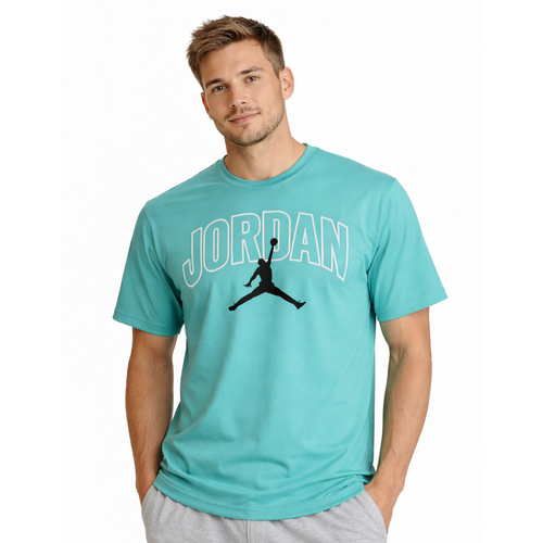 Air Jordan Brooklyn Arch Logo T-shirt Washed Teal - IB7347-392