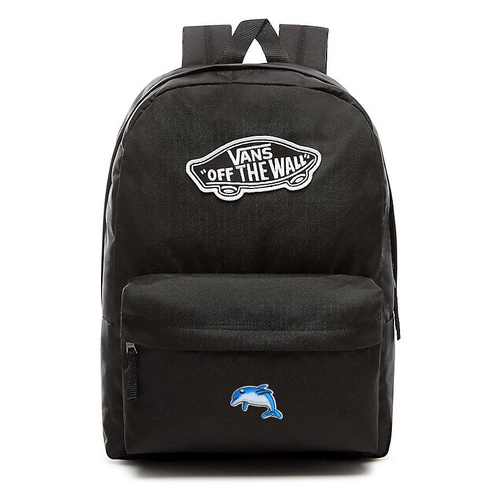 VANS Realm Backpack Custom Dolphin - VN0A3UI6BLK + Benched Gymsack