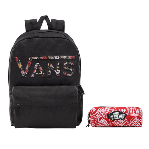 VANS Realm Flying Rucksack Blumen VN0A3UI8YGL 004 + Pencil Pouch