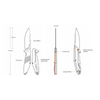 Ruike EDC flipper knife - D191-B