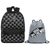 Plecak szkolny Vans Realm Word Check - VN0A3UI7ZM0 + Worek Benched Bag