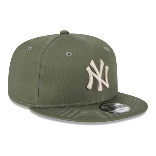 New Era 9FIFTY MLB NY New York Yankees League Essential Olive/Stone Snapback Cap- 60424695