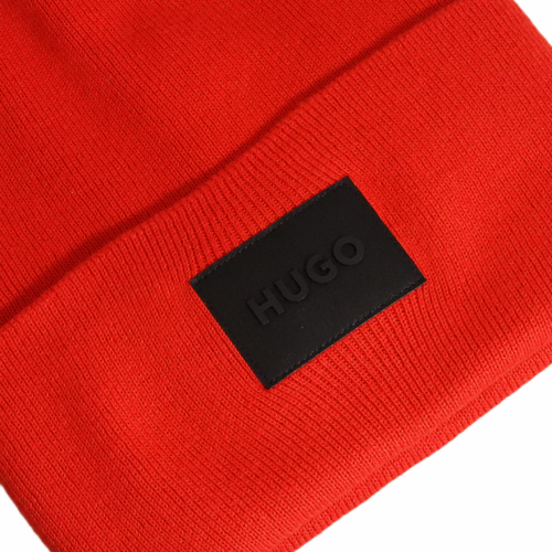 Czapka zimowa Hugo Boss Xevon Beanie Czerwona - 50551508-410