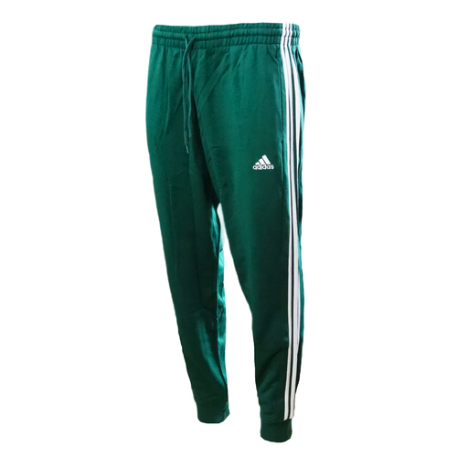 Men's sport pants Adidas Essentials French Terry green 3-Stripes - IS1392