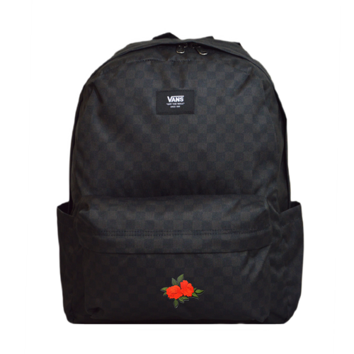 Vans Old Skool Check Backpack black/charcoal - VN000H4XBA51